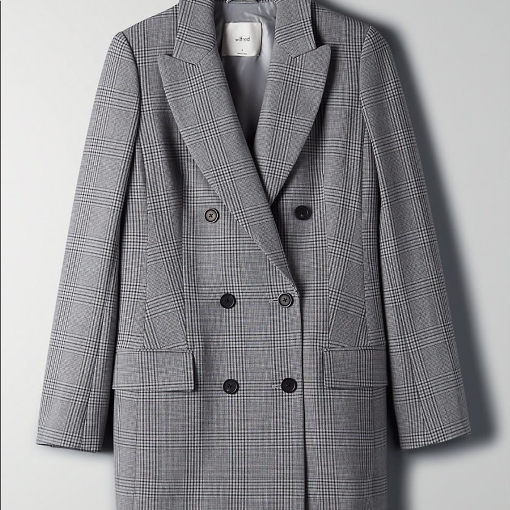 Wilfred Aritzia Margaux Blazer 00 Grey